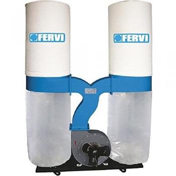 Aspirador de Virutas Fervi 0496 Doble Saco 2200W para Máquinas de Madera