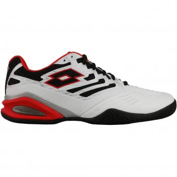 Lotto Hombres Stratosphere IV Speed Zapatillas De Tenis Zapatilla Todas Las Superficies Blanco - Negro 47