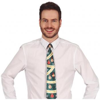 Corbata de Navidad con Bolas de 45 cm