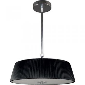 Lámpara de Techo ASTRID Pequeña 3xE27 38cm Negro/Cromo