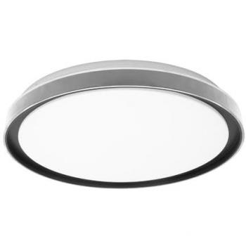 Plafón LED 60W 5400lm Blanco y Negro con Control Remoto, 3 Temperaturas de Color (3000K-4200K-6500K) - Modelo Bianca