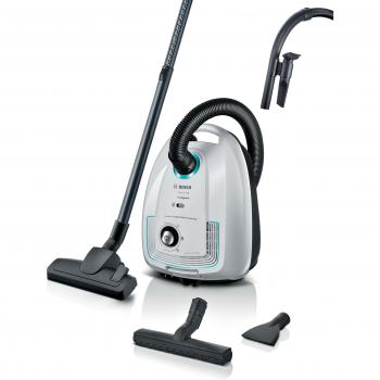 Bosch Serie | 4 Aspirador con bolsa ProHygienic BGB38HYG1, Blanco