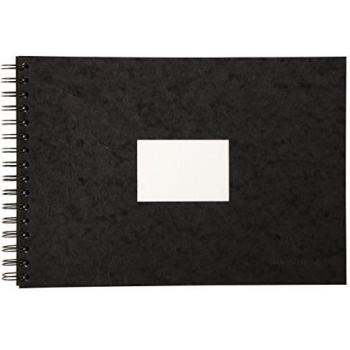 Ãlbum de viaje de 25 hojas de papel de acuarela de fuente, 300 g/m2, tamaÃ±o A4, cubierta negra
