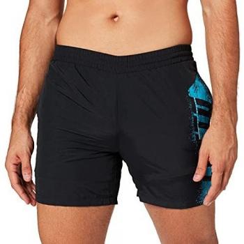 Lotto Logo Short Beach NY Bañador para Hombre, Nero, Small