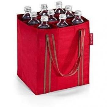 reisenthel Botellero Red Stripes Mochila, Rojo/An. X Al. X P 22x25x22cm, 24 x 28 x 24 cm
