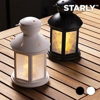 Omnidomo Starly Farolillo LED Decorativo, Blanco, 12 x 20 cm