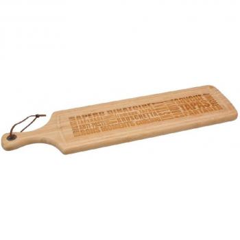 Tabla de Cortar de Bambú 59,5 cm x 15 cm para Tapas y Aperitivos