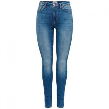 Only Onlforever High Life Skinny Jeans for Women - Medium Blue Denim