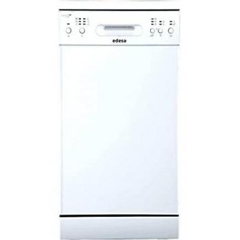 Edesa | Lavavajillas Modelo EDW 4610 WH | Lavavajillas Libre Instalación | 6 Programas | Ancho de 45 cm | Nivel sonoro 49 dB | Clase de Eficiencia Energética E | Acabado en Color Blanco