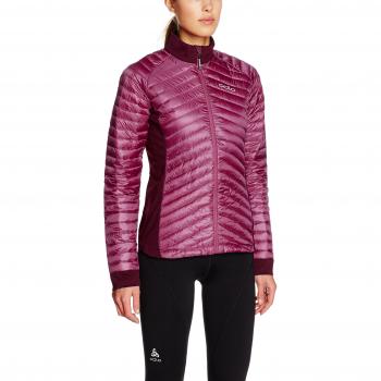Odlo Helium Cocoon – Chaqueta para Mujer, Color Sangria/Zinfandel, tamaño L