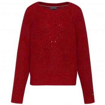 Tommy Hilfiger - Jerséi - para Mujer Flame Scarlet XS