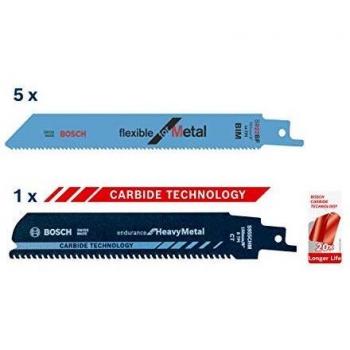 Bosch Professional Set de 6 Hojas Endurance for Heavy