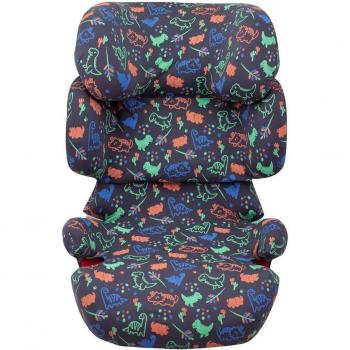 Funda para silla de coche Jyoko Happy Dino compatible con Cybex Solution X, Fix, 2 Fix
