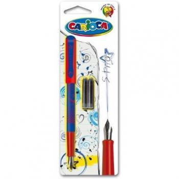 Classic Blue Cartridge Fountain Pen with Precise Writing
