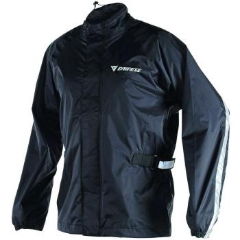 Dainese Rainjacket D-Crust Plus Chaqueta de Moto, Negro, L