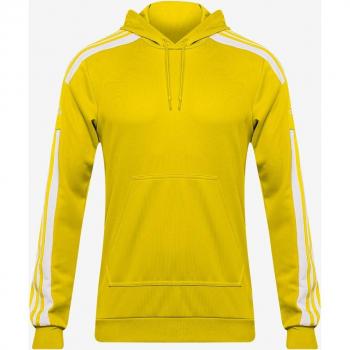Adidas Men's Squadra 21 Adjustable Hoodie - Yellow/White