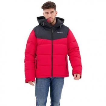 Chaqueta Outdoor Columbia Iceline Ridge™ para Hombre en Rojo, con Capucha, Talla L