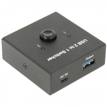 HUB USB 3.0 de 2 puertos con función interruptor Molgar ACTVH261