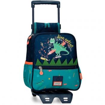 Mochila pequeña Enso Dino artist con carro