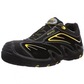 Wortec Harrison Low S3 - Calzado de protección unisex, color negro