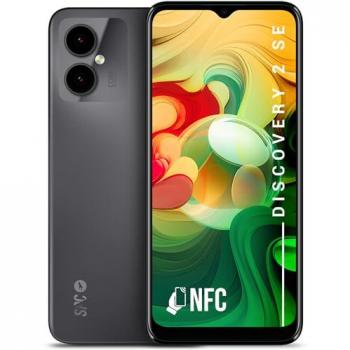 Smartphone SPC Discovery 2 SE - 4GB RAM, 64GB Almacenamiento, Pantalla de 6.5 HD+, NFC, Desbloqueo Facial y por Huella, Doble Cámara 13+2MP