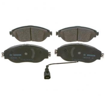 Bosch Juego de 4 pastillas de freno para VOLKSWAGEN Golf, Tiguan, Passat, T-Roc, Arteon (Ref: 0 986 424 285), Juego de pastillas de freno fr