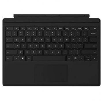 Teclado Tipo Cover para Surface Pro con ID de Huella Dactilar - Teclado con Trackpad y Acelerómetro - Negro