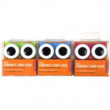 Boite à lentilles chouettes - couleur selon arrivage.