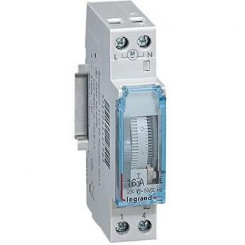 Legrand control del tiempo - Interruptor horario analógico cr/d/1x16/1mod.