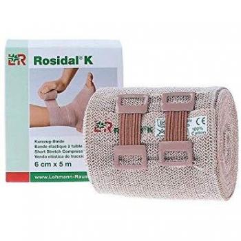 Obinadlo Elástico Rosidal K 6cm x 5m Compresivo Fuerte