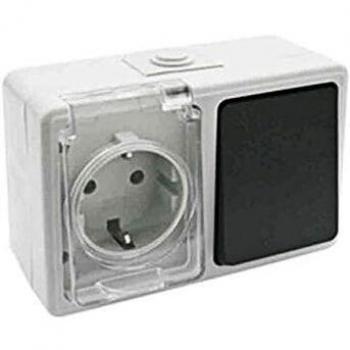 DH BASE SCHUKO + CONMUTADOR ESTANCO