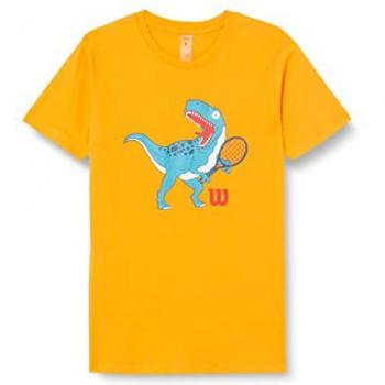 Camiseta de Manga Corta Wilson Trex Tech para Chicos Naranja - Talla M