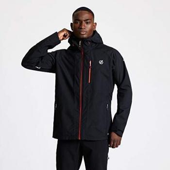 Dare2B Ascension-Chaqueta De Tejido Elástico Impermeable, Transpirable Jackets Waterproof Shell, Hombre, Black, XXXL