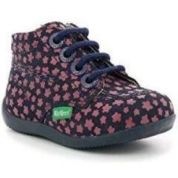 Kickers Billyzip - Botón para niña, Azul