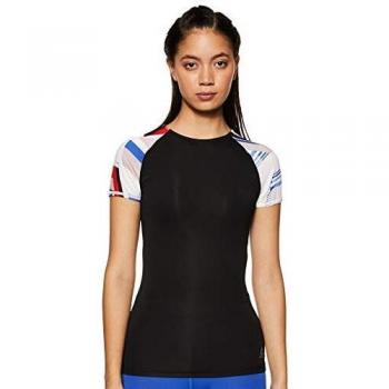 Reebok Os Comp SS Camiseta, Mujer, Negro, S