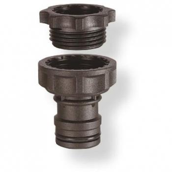 Adaptador de Grifo Hembra 3/4 a 1 con Gran Capacidad y Reducción GF 5434