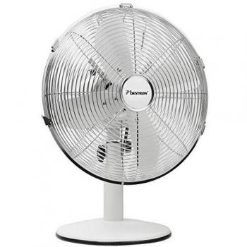 Bestron Summer Breeze Ventilador de sombremesa, 35 W, Plástico, Blanco