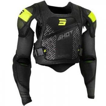 Shot Chaleco De Protección Ultralight 2.0 - Chaqueta Protectora, modelo ultraligero, talla XL, diseño ergonómico, material transpirable y resistente a la abrasión, protección en áreas clave del cuerpo, ideal para