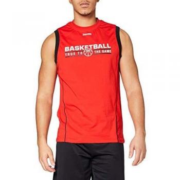 Spalding Team Tank Top Red/Black XXXL Camiseta, Unisex Adulto, Rojo/Negro, 3XL