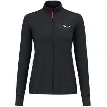 Chaqueta Softshell Salewa Puez Waffle Hybrid Polarlite Mujer Negra