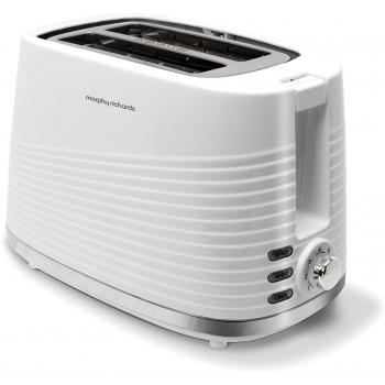 Tostadora Morphy Richards Dune 2 Rebanadas 850 W - Blanca