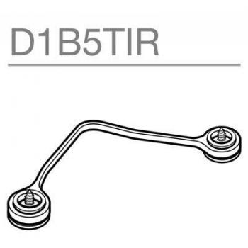 Shad D1B5TIR Recambio Tiras Elásticas Delimitadoras para Baúl Sh36, Negro