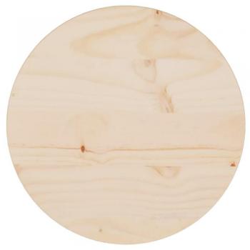 vidaXL Table Top Ø30x2.5 cm Solid Wood Pine