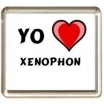 Iman de nevera con estampado Te quiero Xenophon