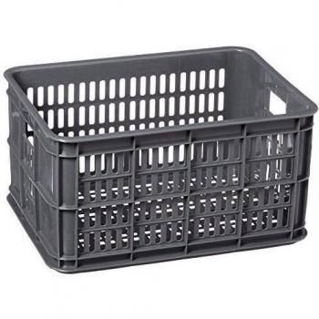 Basil bicicleta Buzón Crate S, color Gris - Industrial Grey, tamaño talla única, volumen liters 25.0