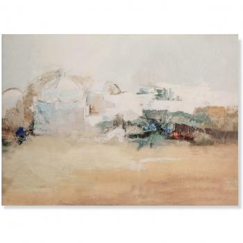 Belssia Lienzo Tunisia, Tela, Multicolor, 125x4x90 cm