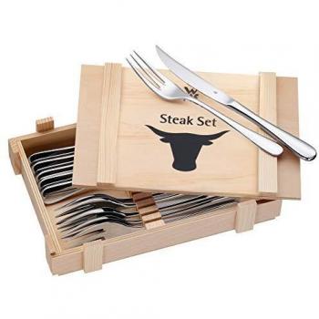 WMF Neutrale A 12-tlg. Steakbesteck in Holzkassette