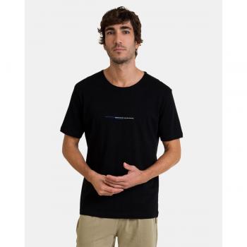 Camiseta básica de hombre de manga corta color marino