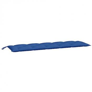 Cojín para banco de jardín tela Oxford azul real 180x50x7 cm