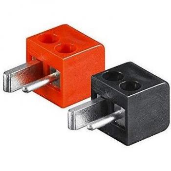 Goobay LST 02 B/R Negro, Rojo - Adaptador para cable